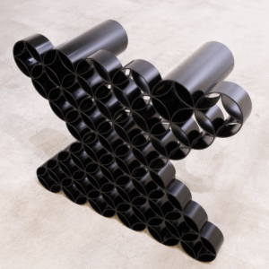 Shippo Table Leg (Large) Jet Black